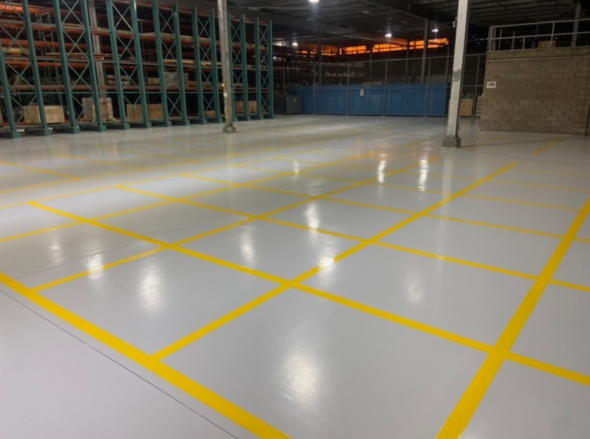 Outdoor concrete coating
